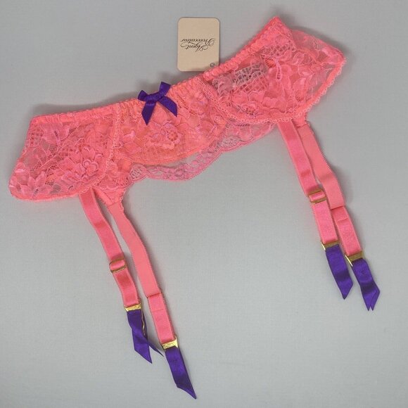 Agent Provocateur Pammie Pink Suspender AP3 Medium NWT